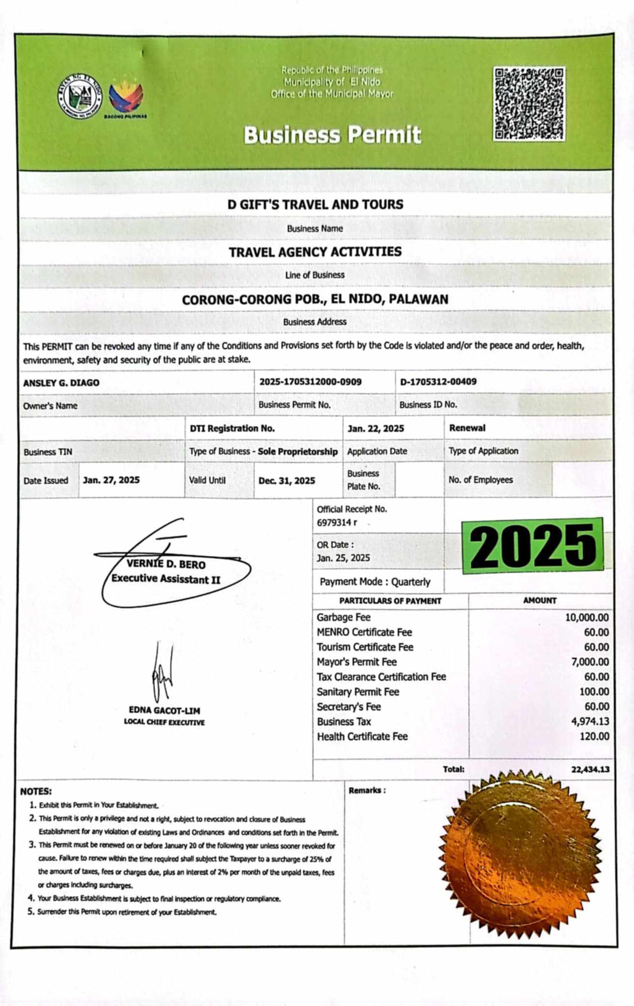 Certificate 1